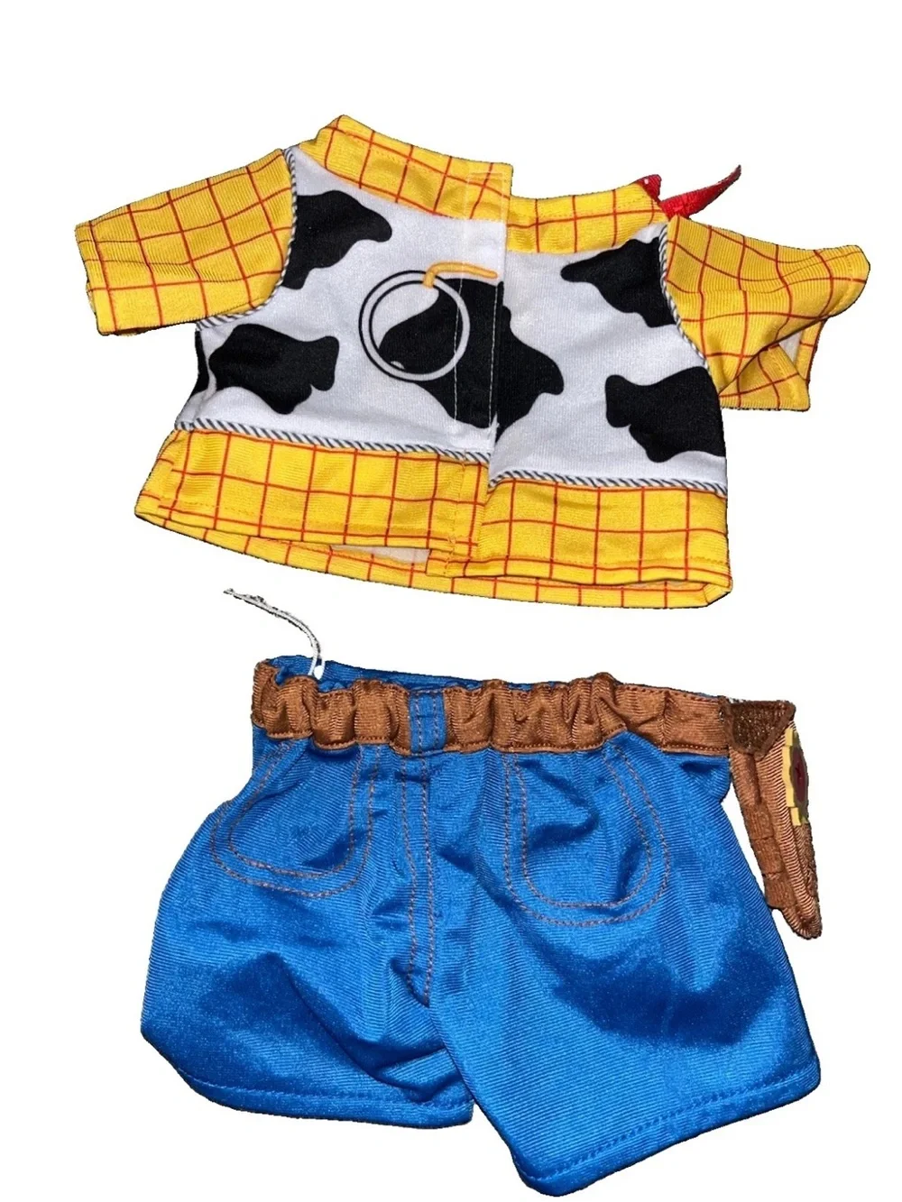 Build A Bear Disney Pixar Toy Story Woody Costume Shirt Pants Hat RARE HTF BABW